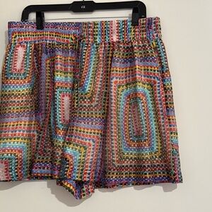 All Saints Multicolor Patterned Women's Shorts